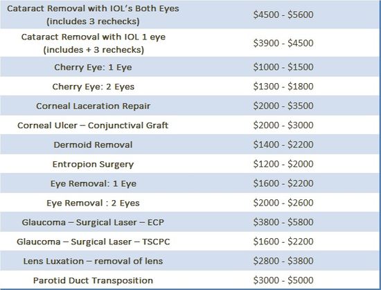 Cherry Eye Surgery Cost Northern Colorado | Dog Cataract Surgery Cost